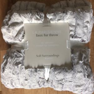 Faux Fur throw